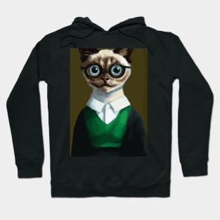 Nerd Cat Hoodie